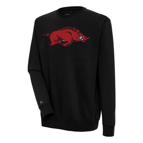 Antigua Arkansas Razorbacks Big Logo Victory Crew - Primary Image