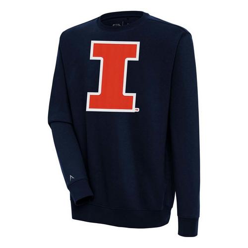 Antigua Illinois Fighting Illini Big Logo Victory Crew - Primary Image