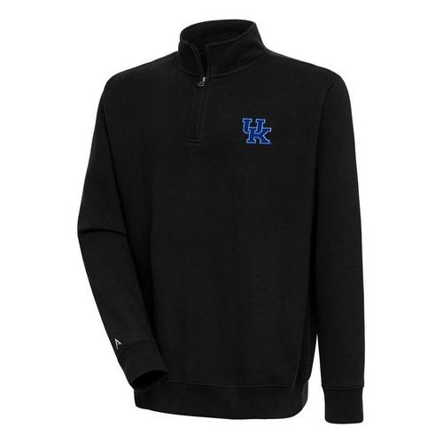 Antigua Men's Kentucky Wildcats Victory 1/4 Zip Mock Pullover - Primary Image