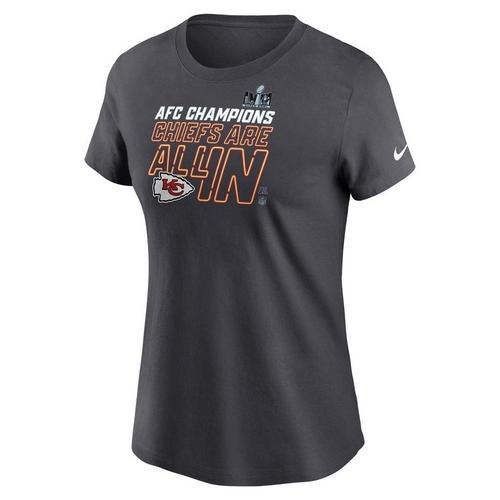Nike Women's Kansas City Chiefs AFC Champions Locker Room T-Shirt - Primary Image