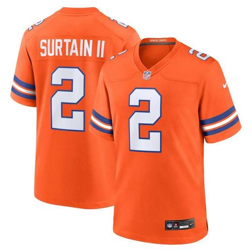Nike Denver Broncos Patrick Surtain II #2 Alternate Throwback Game Jersey - Primary Image