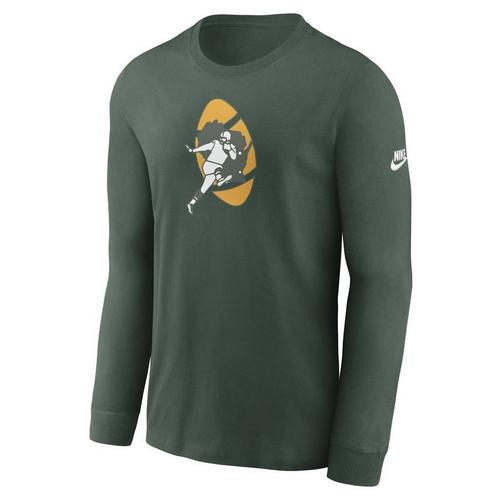 Nike Green Bay Packers Retro Essential Long Sleeve T-Shirt - Primary Image