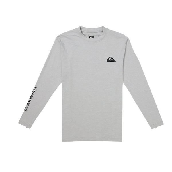 Men's Quiksilver Everyday Surf Swim Rashguard XLarge Light Grey Heather