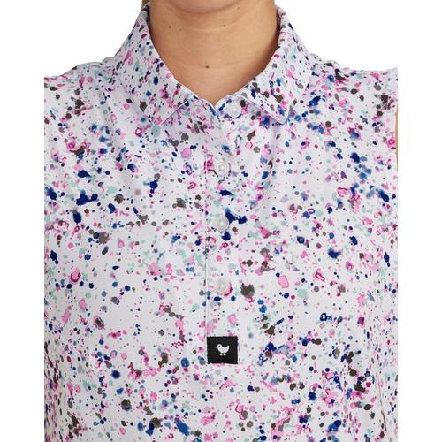 Women's Bad Birdie Geometric Sleeveless Polo - Primary Image