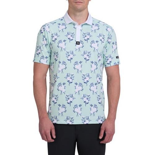Men's Bad Birdie Floral Core Performance Polo - Primary Image