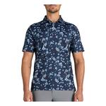 Men's Bad Birdie Floral Core Performance Polo - Thumbnail 1 of 4