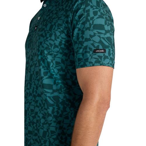 Men's Bad Birdie Abstract Core Performance Polo - Primary Image