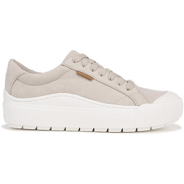 Women's Dr. Scholls Time Off Sneakers 8.5 Wide Oyster Brown Fabric