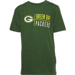 Genuine Stuff Kids' Green Bay Packers Yardline T-Shirt - Thumbnail 1 of 3
