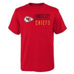 Genuine Stuff Kids' Kansas City Chiefs Yardline T-Shirt - Thumbnail 1 of 2