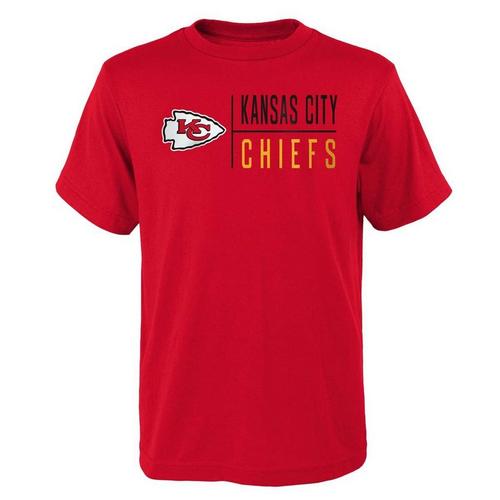 Genuine Stuff Kids' Kansas City Chiefs Yardline T-Shirt - Primary Image
