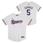 Nike Kids' Texas Rangers Corey Seager #5 Home Jersey - Thumbnail 1 of 3