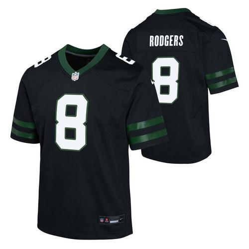 Nike Kids' New York Jets Aaron Rodgers #8 Alternate Jersey - Primary Image