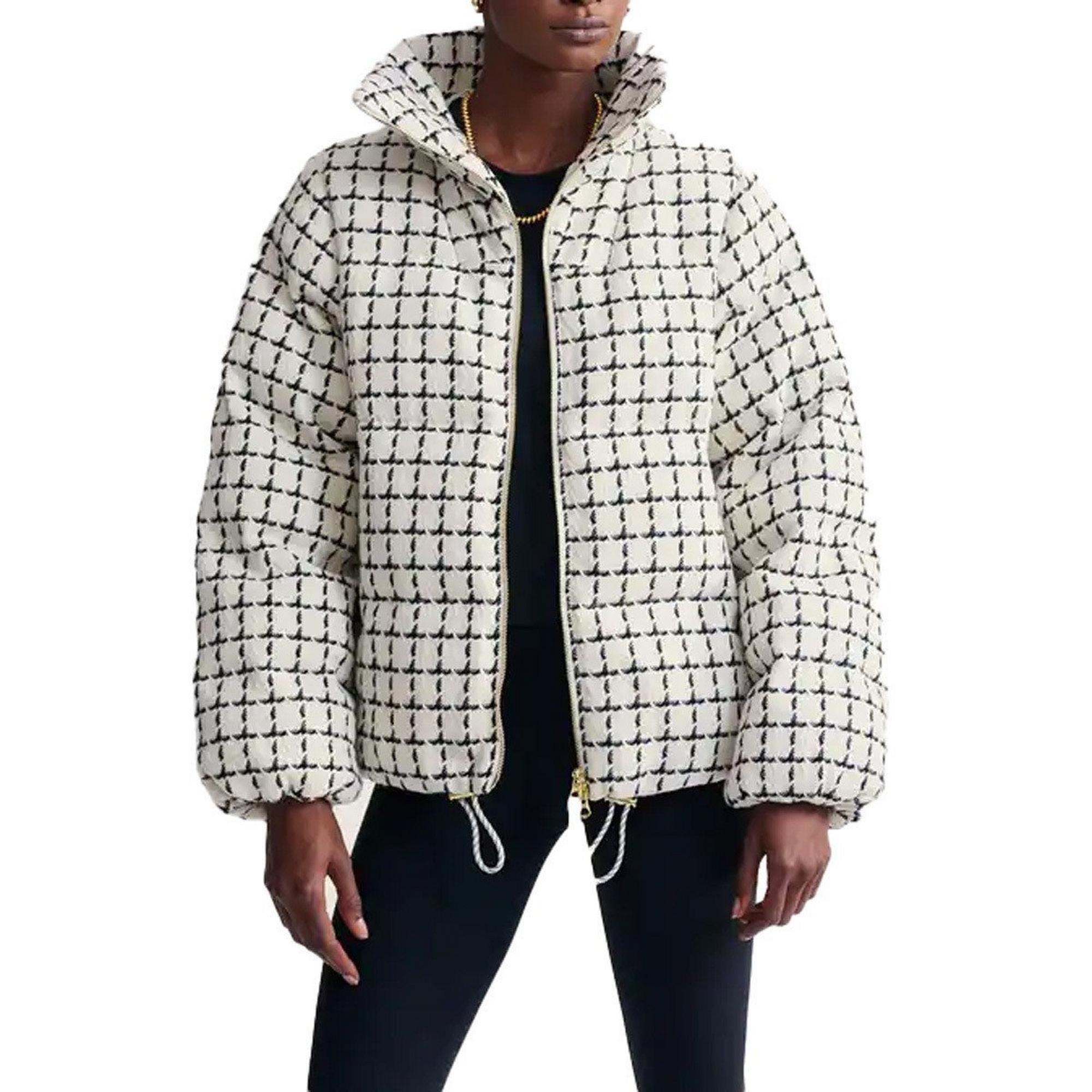 Women's Varley Eugene Check  Puffer Jacket