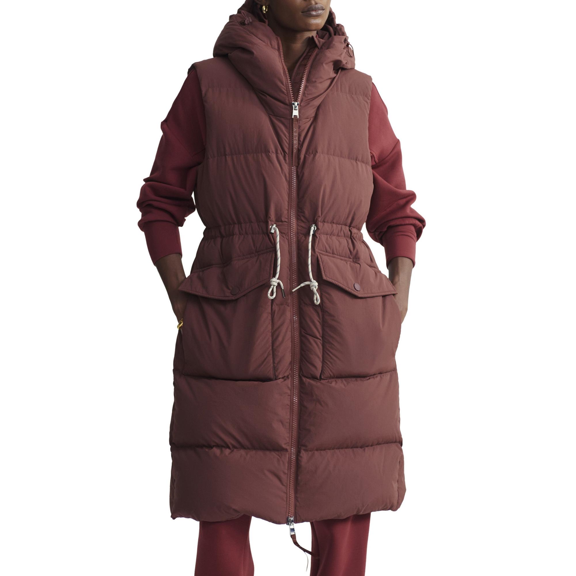 Women's Varley Irving Long Down Gilet Vest