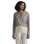 Women's Varley Lottie Placket Long Sleeve V-Neck Shirt - Thumbnail 1 of 3