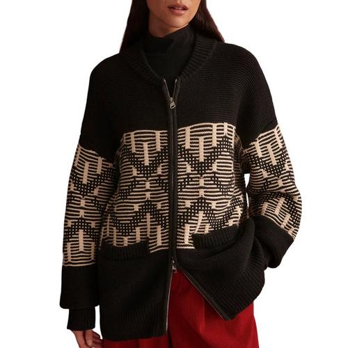 Women's Varley Linnea Fairisle Knit Full Zip Sweater - Primary Image