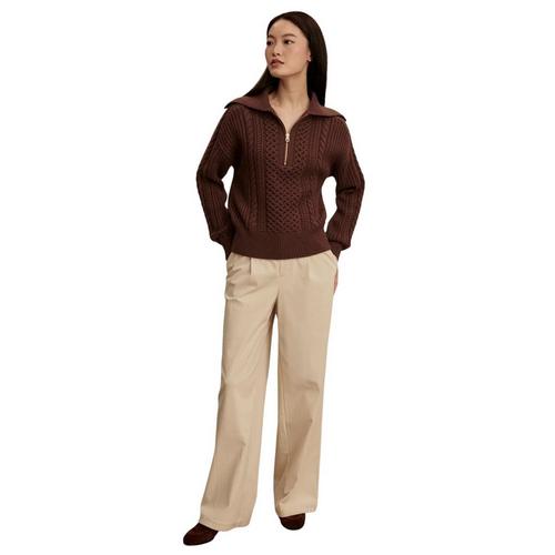Women's Varley Camello 2.0 Cable Knit 1/2 Zip Pullover - Primary Image