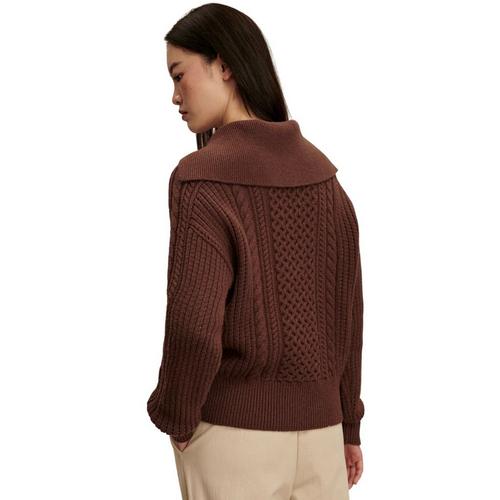 Women's Varley Camello 2.0 Cable Knit 1/2 Zip Pullover - Primary Image