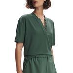 Women's Varley Kasey Mock Placket Rib V-Neck Shirt - Thumbnail 2 of 3