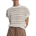 Women's Varley Ciara Stripe Knit Top Shirt - Thumbnail 1 of 3