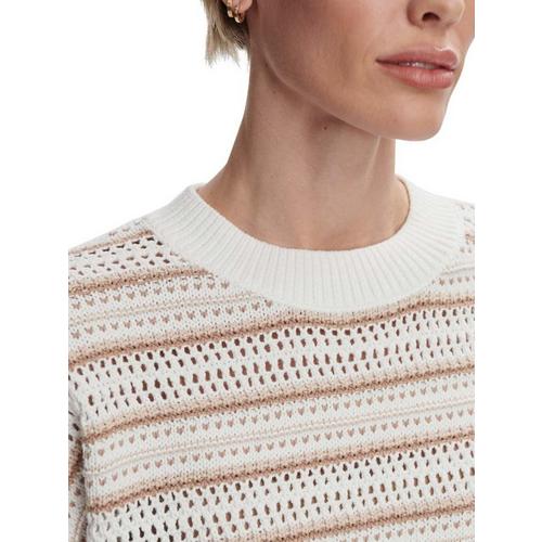 Women's Varley Ciara Stripe Knit Top Shirt - Primary Image