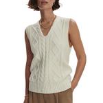 Women's Varley Kay Cable Knit Sleeveless V-Neck Sweater Vest - Thumbnail 1 of 3