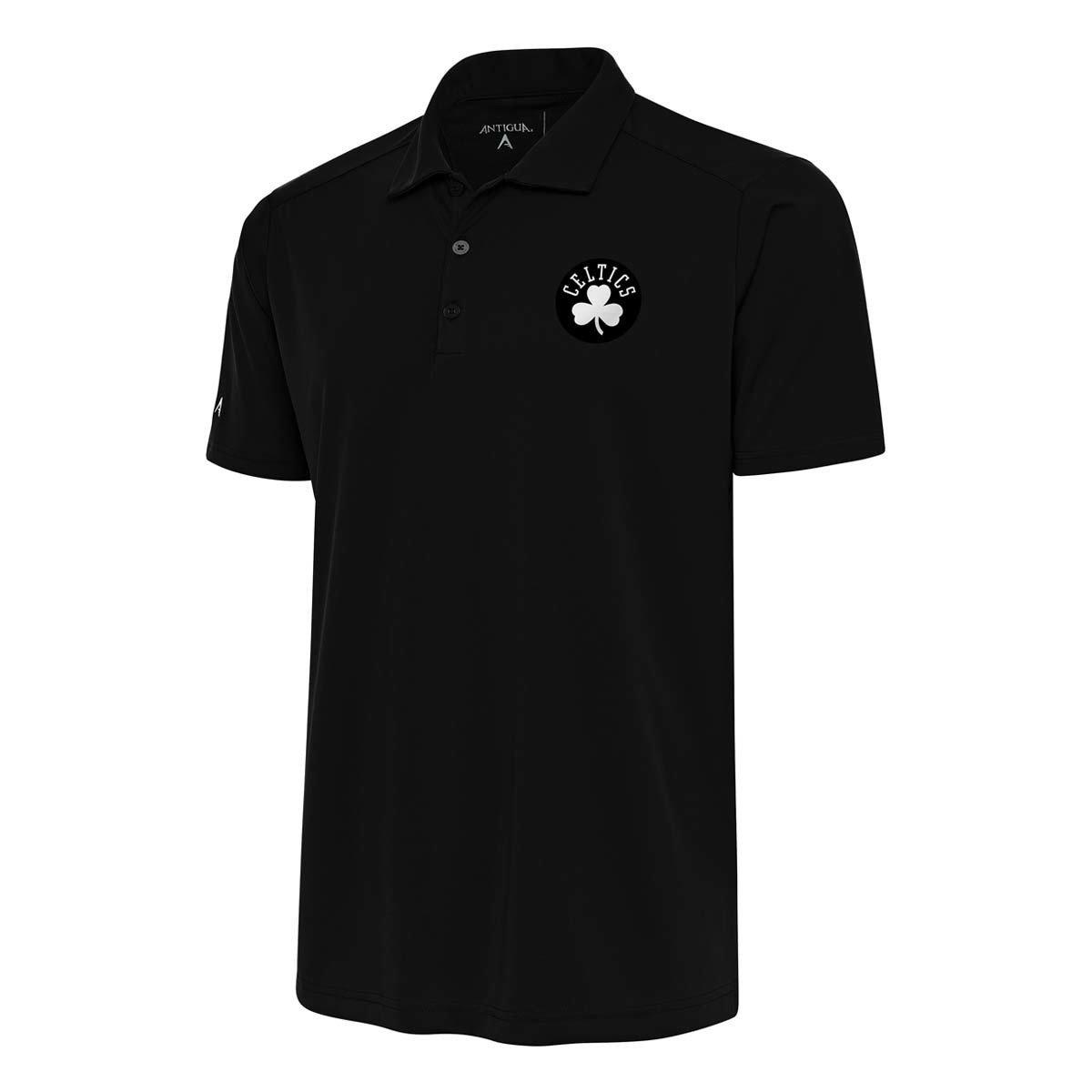 Antigua Boston Celtics Brushed Metallic Tribute Polo