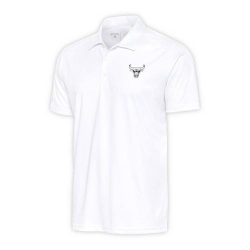 Antigua Chicago Bulls Brushed Metallic Tribute Tall Polo - Primary Image