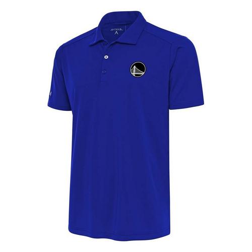 Antigua Golden State Warriors Brushed Metallic Tribute Tall Polo - Primary Image