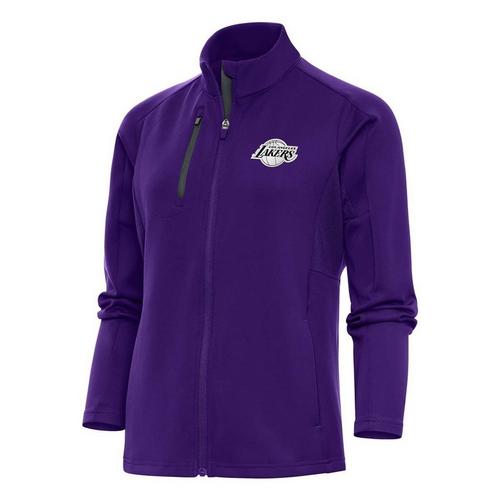 Antigua Women's Los Angeles Lakers Brushed Metallic Generation Full Zip Jacket - Primary Image