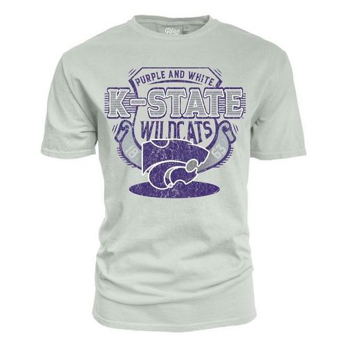 Blue 84 Kansas State Wildcats Clever Way T-Shirt - Primary Image