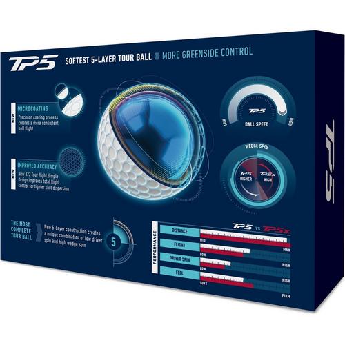 TaylorMade TP5 Golf Balls - Primary Image