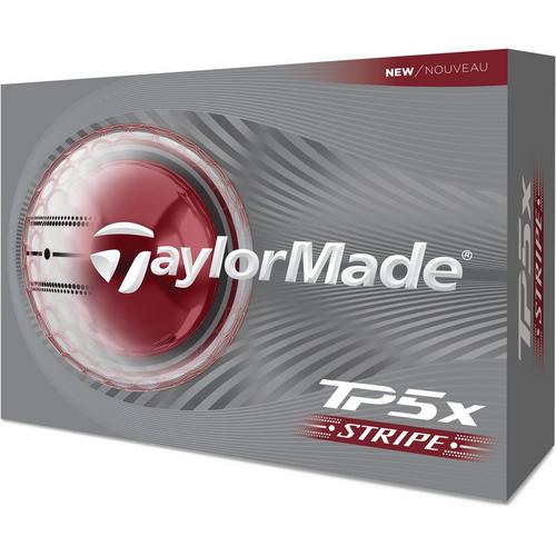 TaylorMade TP5x Stripe Golf Balls - Primary Image