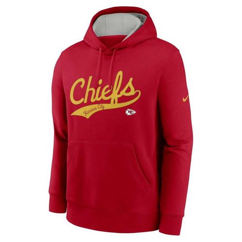 Nike Kansas City Chiefs Rewind Script Club Hoodie - Primary Image