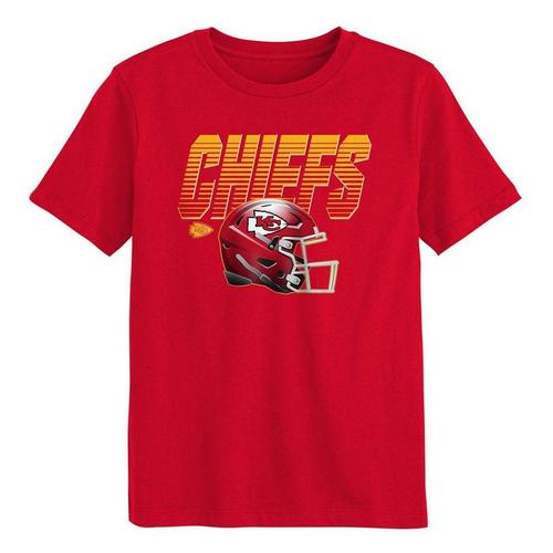 Genuine Stuff Kids' Kansas City Chiefs Head First T-Shirt - Primary Image