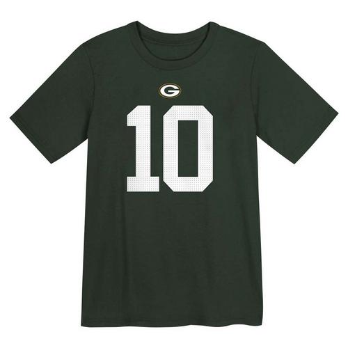 Nike Toddler Green Bay Packers Jordan Love #10 FUSE Name & Number T-Shirt - Primary Image