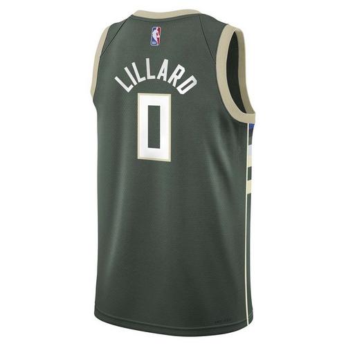 Nike Kids' Milwaukee Bucks Damian Lillard #0 Icon Jersey - Primary Image