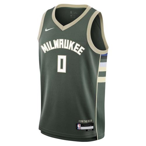 Nike Kids' Milwaukee Bucks Damian Lillard #0 Icon Jersey - Primary Image