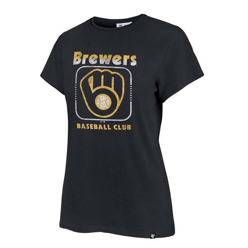 47 Brand Women's Milwaukee Brewers In Stereo T-Shirt - Primary Image
