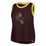 47 Brand Women's Arizona State Sun Devils Premium Ringer Tank - Thumbnail 1 of 2