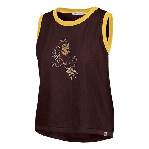 47 Brand Women's Arizona State Sun Devils Premium Ringer Tank - Primary Image