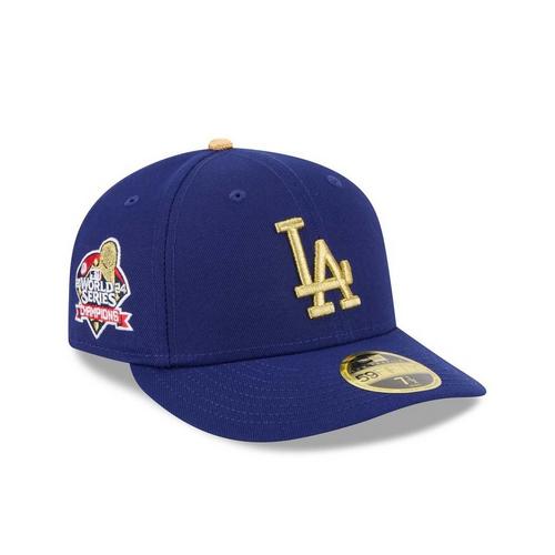 New Era Los Angeles Dodgers Gold Collection Low Profile 59Fifty Fitted Hat - Primary Image