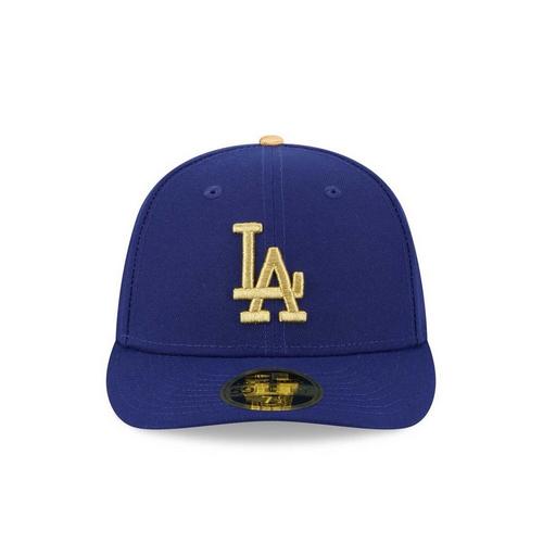 New Era Los Angeles Dodgers Gold Collection Low Profile 59Fifty Fitted Hat - Primary Image