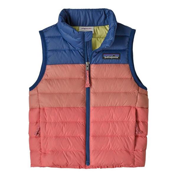 Patagonia Down Sweater Vest Baby 3/6 mo. Clement Blue
