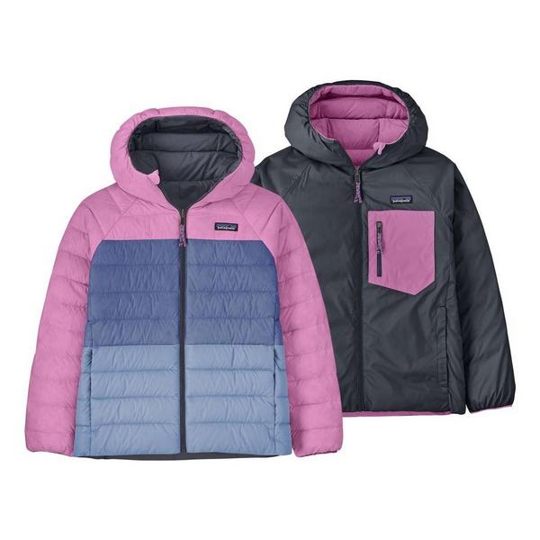 Kids' Patagonia Reversible Down Sweater Jacket XLarge Smolder Blue