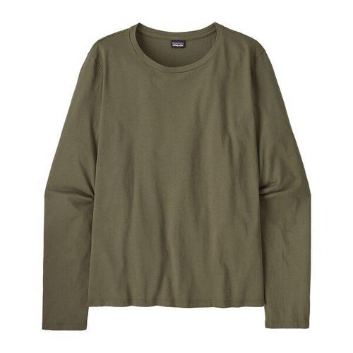 Women's Patagonia Regenerative Organic Certified Cotton Long Sleeve T-Shirt - Primary Image