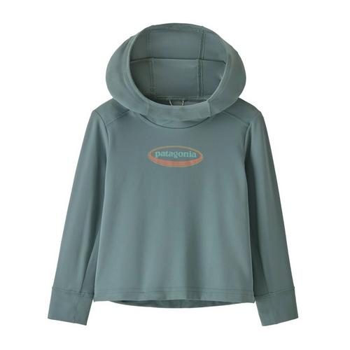 Toddler Patagonia Capilene Silkweight Hooded Long Sleeve Mock Neck Shirt - Primary Image
