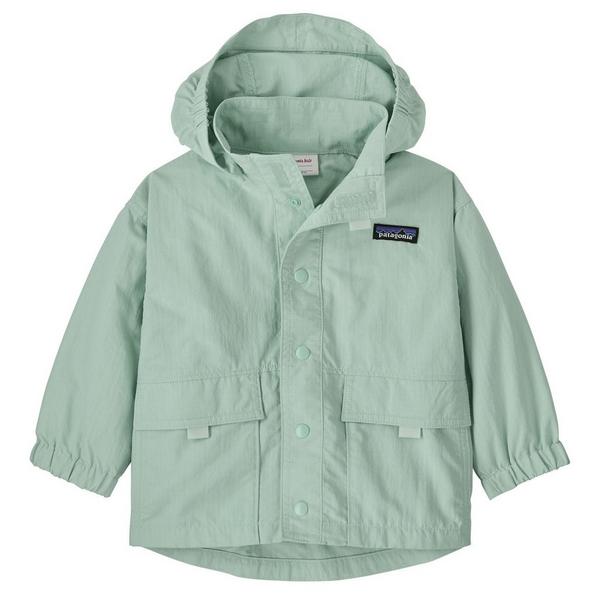 Patagonia Outdoor Everyday Rain Jacket Baby 3/6 mo. Thing Ice