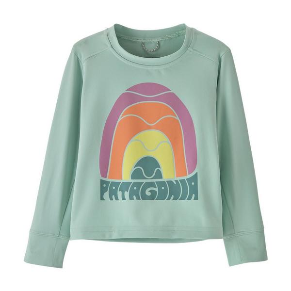Patagonia Capilene Silkweight Long Sleeve T-Shirt Toddler 2T Ice Rainbow